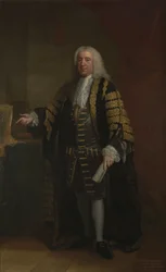 Porträt von Henry Pelham, britischer Premierminister (1694-1754)